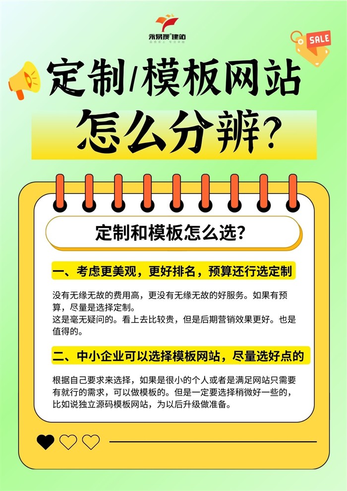 定制和模板网站怎么选择