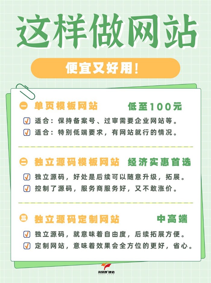做网站便宜又好用方案