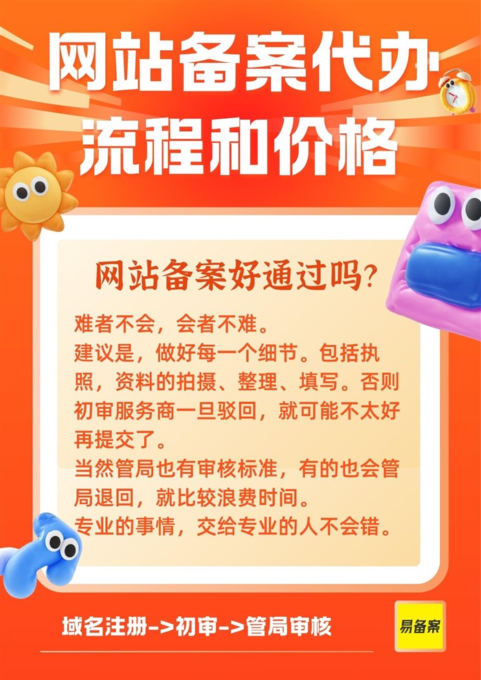 网站备案好通过吗